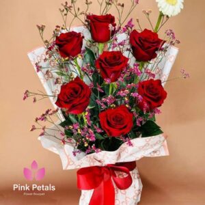 pink roses bouquet
