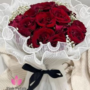 pink roses bouquet