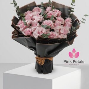 pink roses bouquet